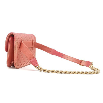 Chanel Waist Bag Sunset on the Sea Caviar Leather Pink Matte Gold Gradient 27 — view 2