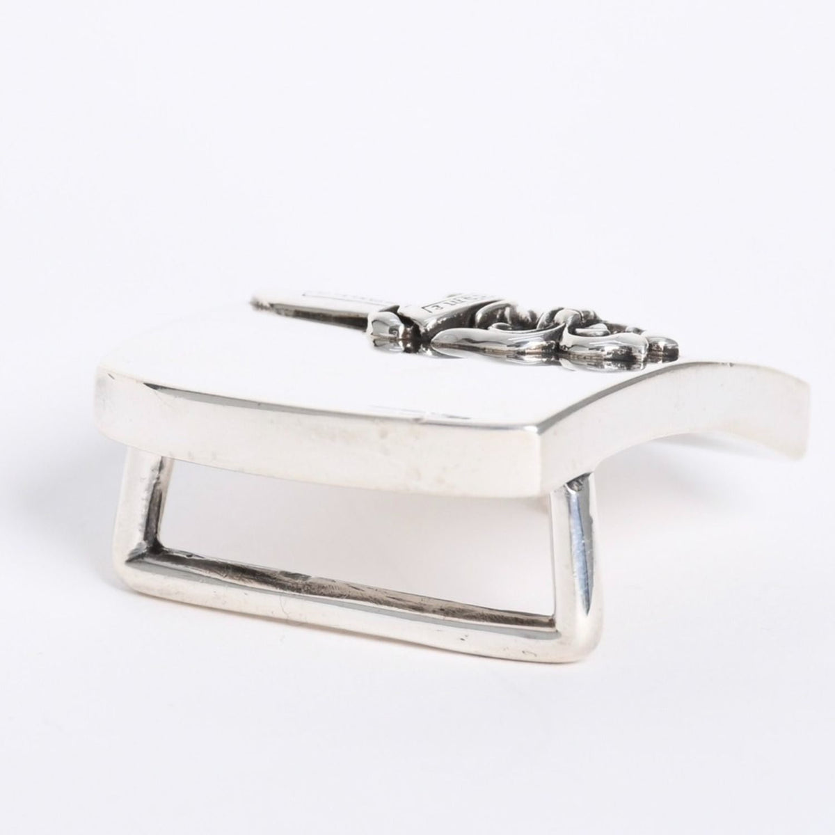 Chrome Hearts Buckle Mil Dgr Military Raised Dagger 925 Sterling Silver Belt — view 8