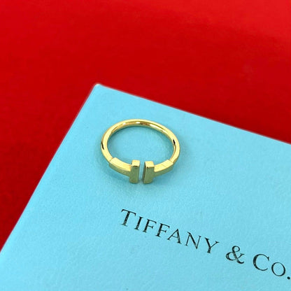 Tiffany & Co T Wire Ring Yellow Gold