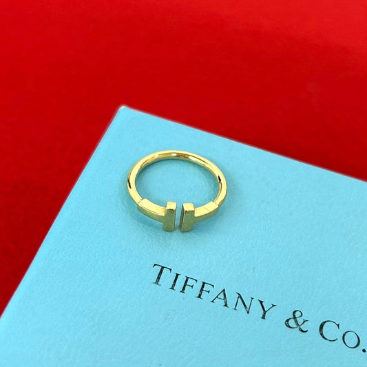 Tiffany & Co T Wire Ring Yellow Gold