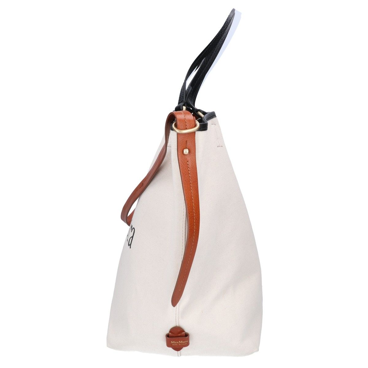 Max Mara Logo Canvas Leather 2-Way — view 4