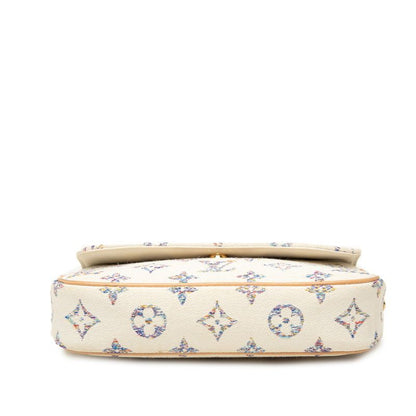 Louis Vuitton Monogram Jacquard Wallet on Chain Ivy 2-Way Shoulder Bag White — view 3