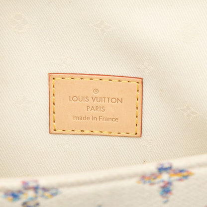 Louis Vuitton Monogram Jacquard Wallet on Chain Ivy 2-Way Shoulder Bag White — view 5