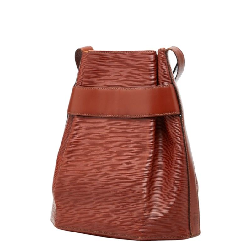 Louis Vuitton Epi Sac D'epaule GM Shoulder Bag Kenya Brown Leather — view 2