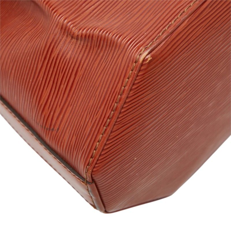Louis Vuitton Epi Sac D'epaule GM Shoulder Bag Kenya Brown Leather — view 7