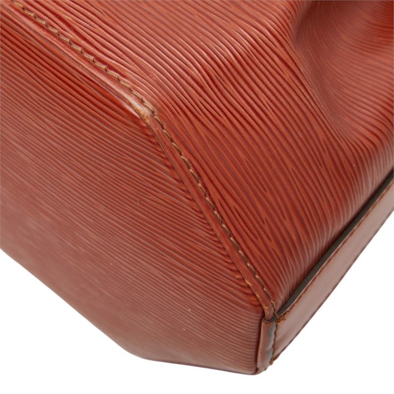 Louis Vuitton Epi Sac D'epaule GM Shoulder Bag Kenya Brown Leather — view 4