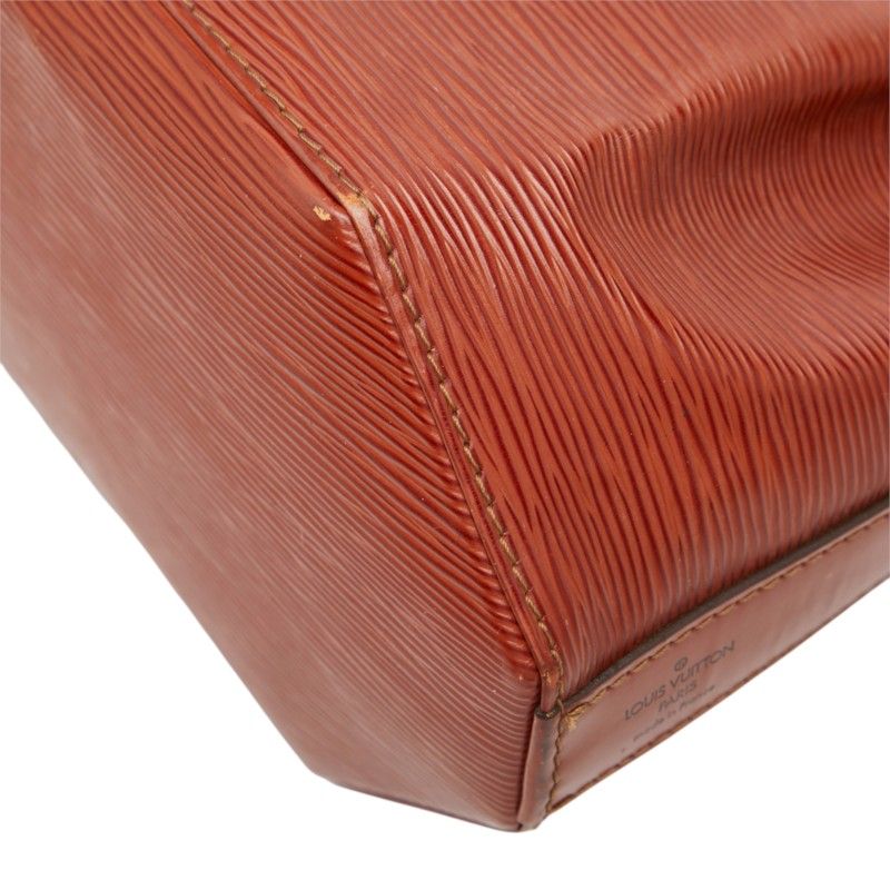 Louis Vuitton Epi Sac D'epaule GM Shoulder Bag Kenya Brown Leather — view 6