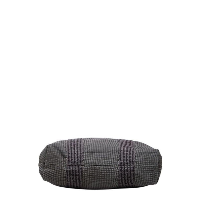 Hermes Herline Cabas Tote Bag Gray Canvas — view 3