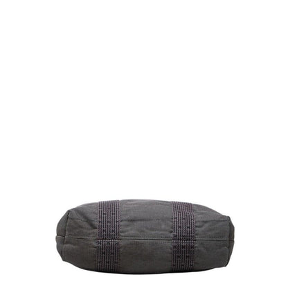 Hermes Herline Cabas Tote Bag Gray Canvas — view 3