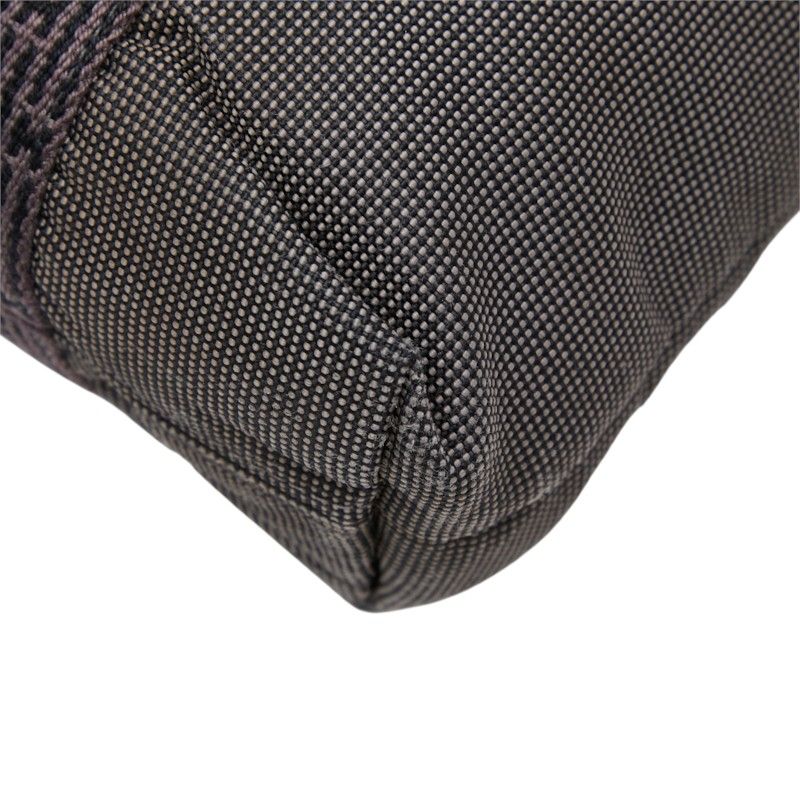 Hermes Herline Cabas Tote Bag Gray Canvas — view 6
