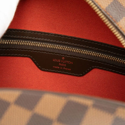 Louis Vuitton Damier Boston Bag Brown Leather — view 5