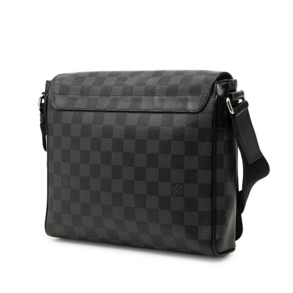 Louis Vuitton Damier Graphite District PM NM Crossbody Shoulder Bag Black — view 2
