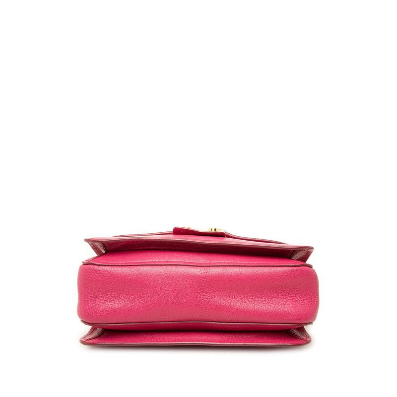 Miu Miu 2-Way Shoulder Bag Pink Leather — view 3
