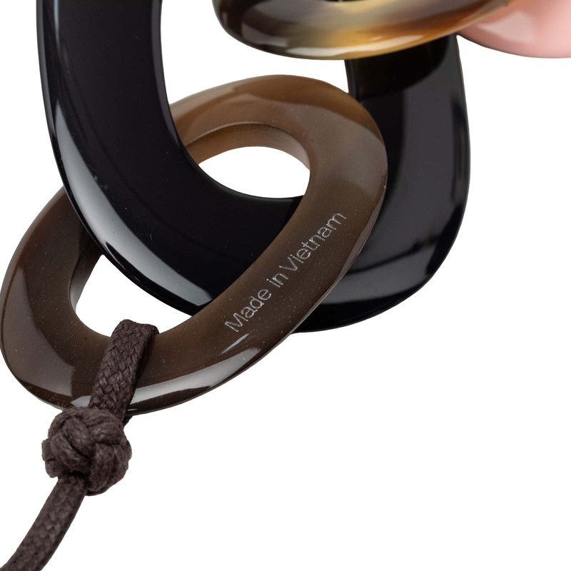 Hermes Calamba Pendant Multicolor Buffalo Horn Lacquerwood — view 4