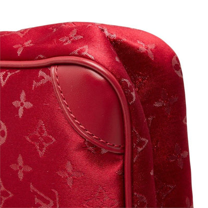 Louis Vuitton Monogram Satin Little Boulogne Handbag Bag Rouge Red — view 7