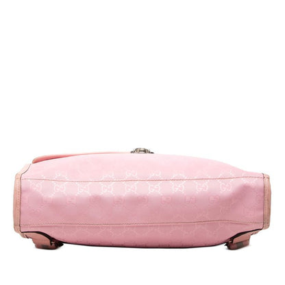 Gucci GG Supreme Backpack Pink Leather — view 3