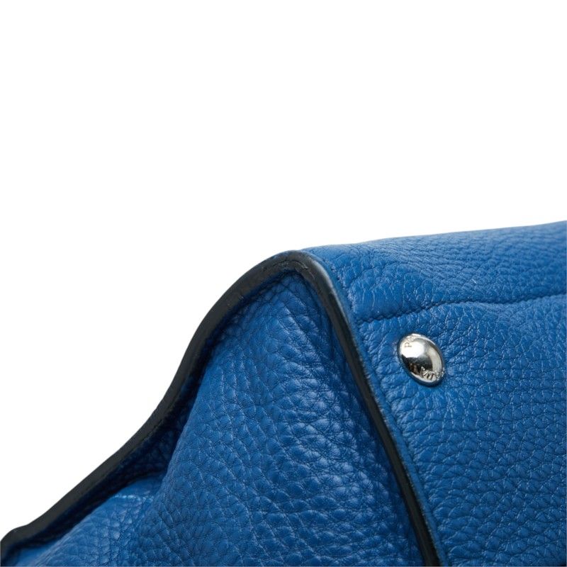Prada Tote Bag Blue Leather — view 7