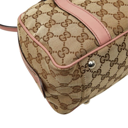 Gucci GG Canvas Twins Handbag Beige Pink — view 5