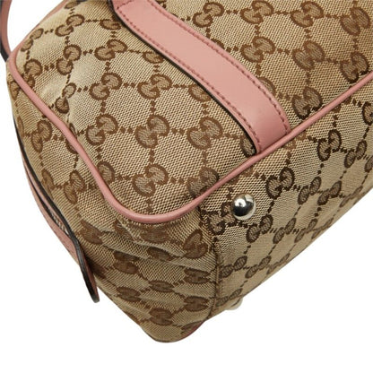 Gucci GG Canvas Twins Handbag Beige Pink — view 7