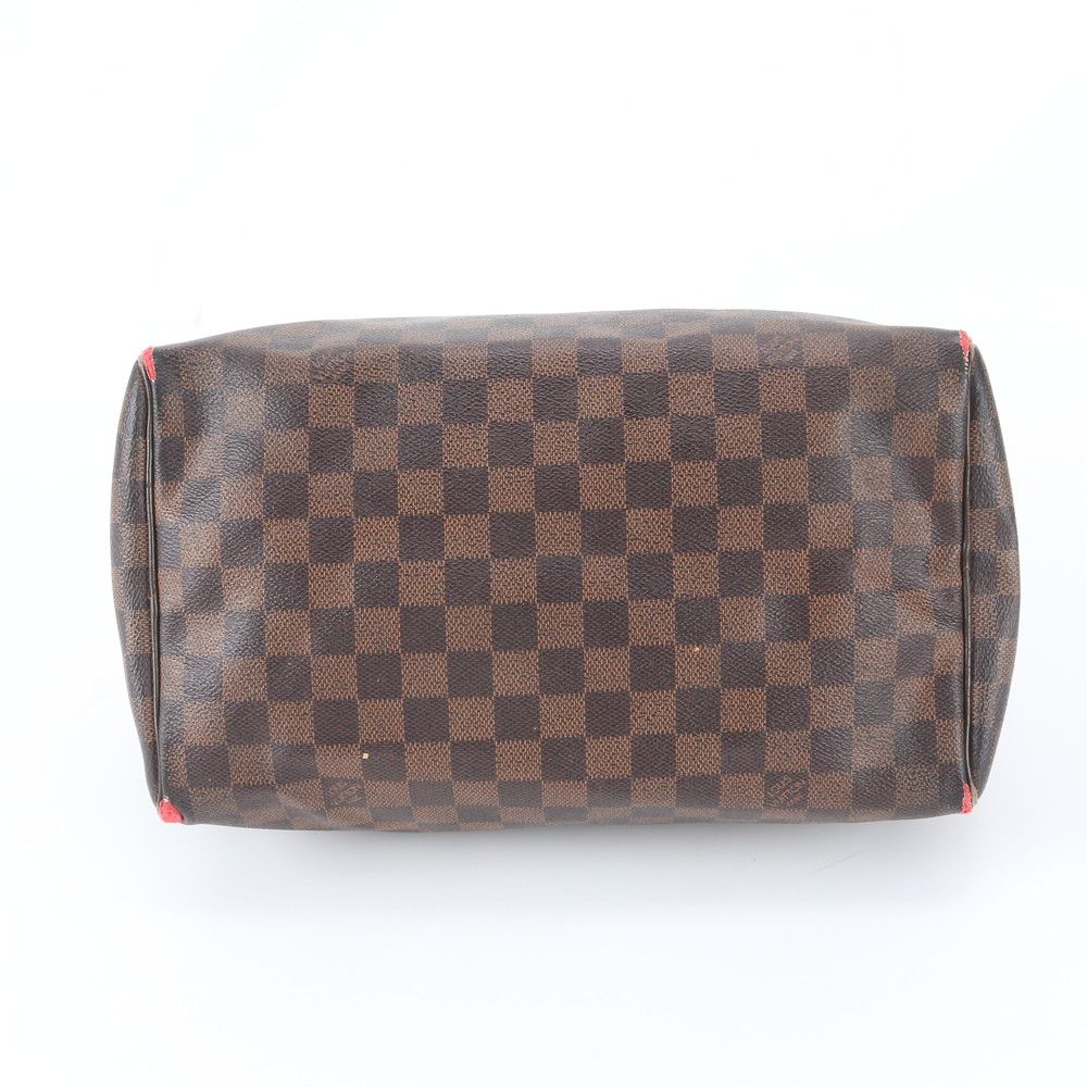 Louis Vuitton Damier Speedy 30 Leather Tote Bag Shoulder — view 6