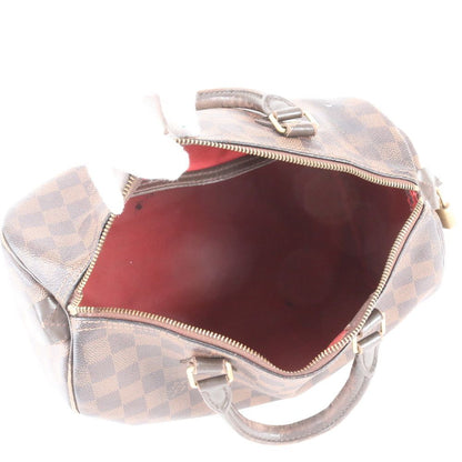 Louis Vuitton Damier Speedy 30 Leather Tote Bag Shoulder — view 7
