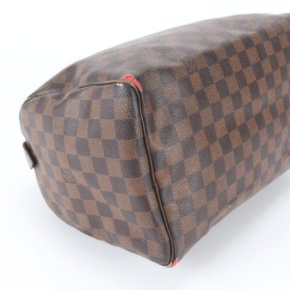 Louis Vuitton Damier Speedy 30 Leather Tote Bag Shoulder — view 5