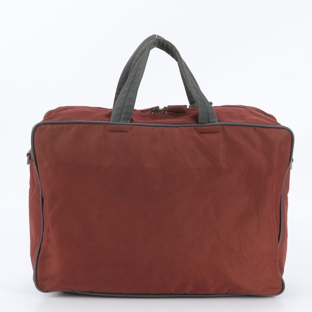 Prada Tessuto Nylon Boston Bag Tote Carry — view 3