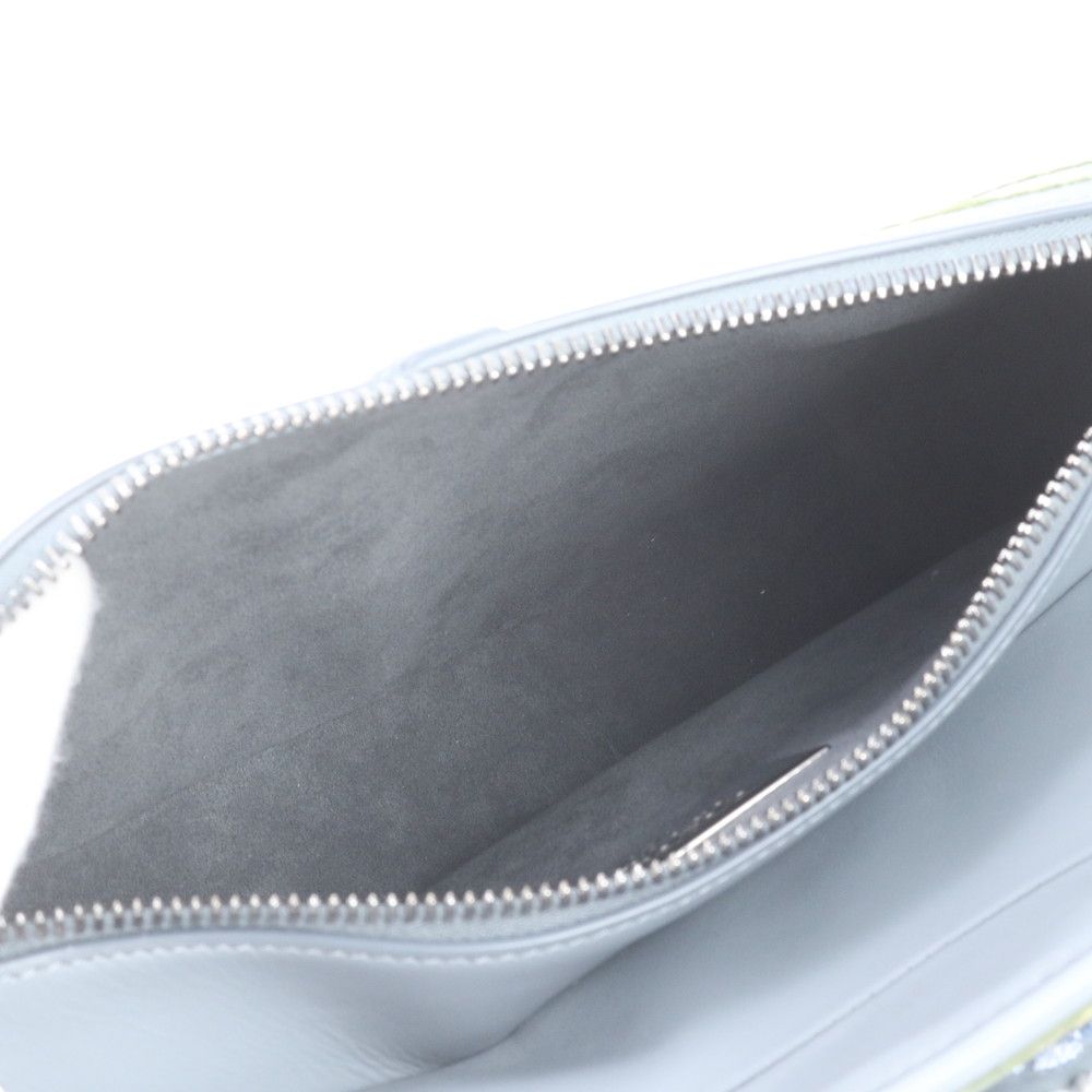 Dior Saddle Flower Embroidery Leather Shoulder Bag — view 7