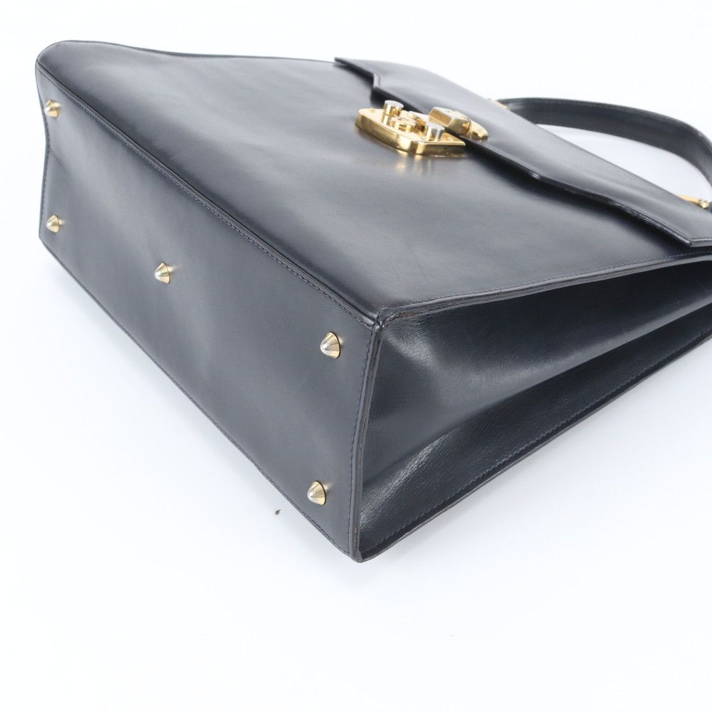 Gucci Ladylock Leather Handbag Black — view 4