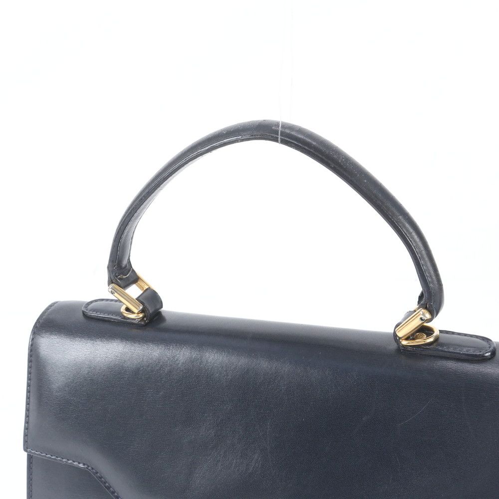 Gucci Ladylock Leather Handbag Black — view 2