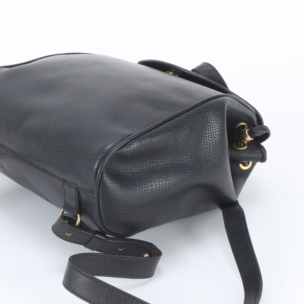 Dior Vintage Leather Backpack Black — view 4