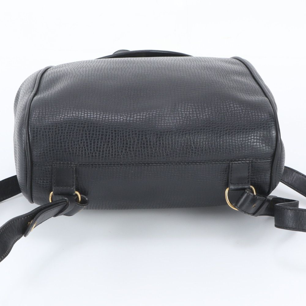 Dior Vintage Leather Backpack Black — view 6