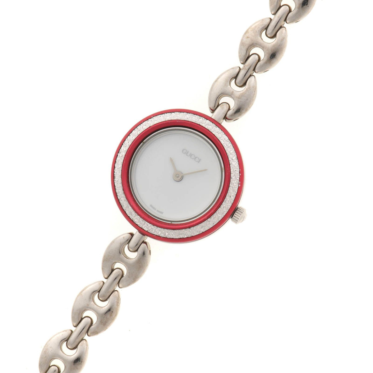 Gucci Change Bezel Chain Type 11/12.2 Watch Stainless Steel White Quartz — view 2
