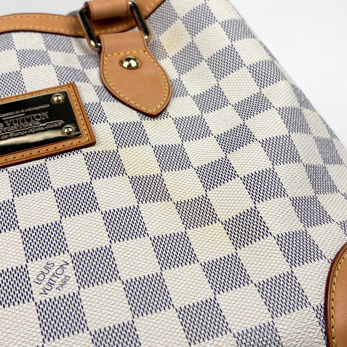 Louis Vuitton Hampstead PM Tote Bag Damier Azur White — view 5
