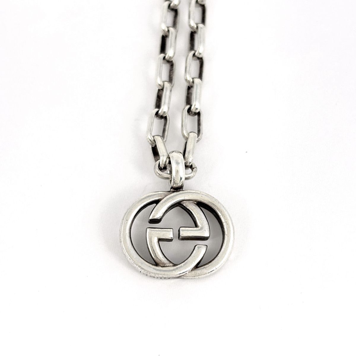 Gucci Necklace Interlocking G 925 Sterling Silver — view 2