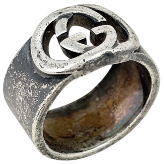 Gucci Ring Interlocking G 925 Sterling Silver