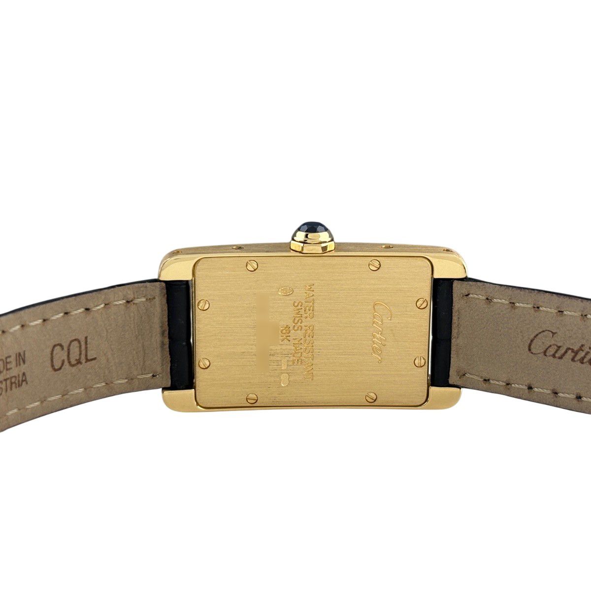 Cartier Tank Americanine SM Watch YG Leather Quartz Ivory — view 4