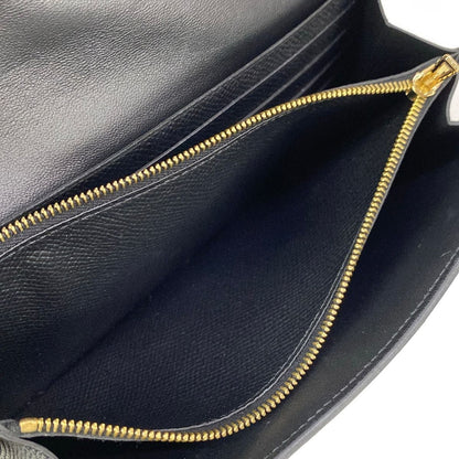 Hermes Wallet Constance Long to Go Black Gold — view 5