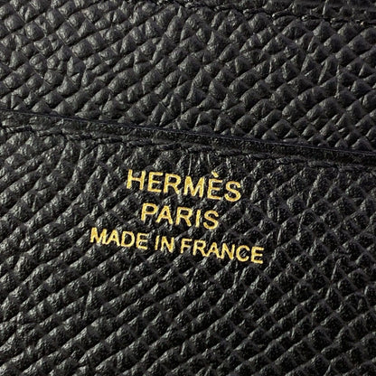 Hermes Wallet Constance Long to Go Black Gold — view 6