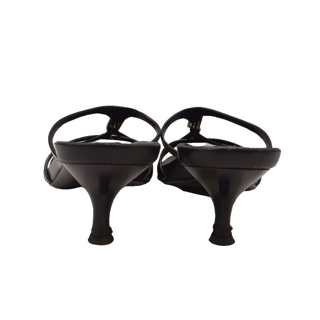 Prada Sandals Leather Black — view 3