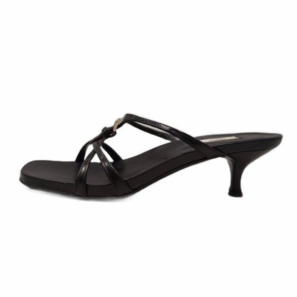 Prada Sandals Leather Black — view 2