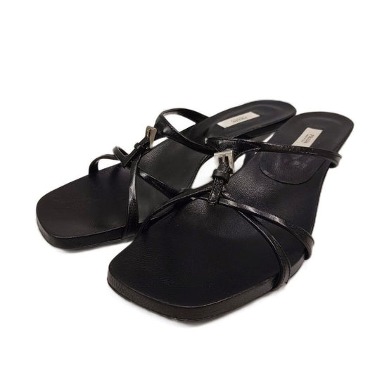 Prada Sandals Leather Black