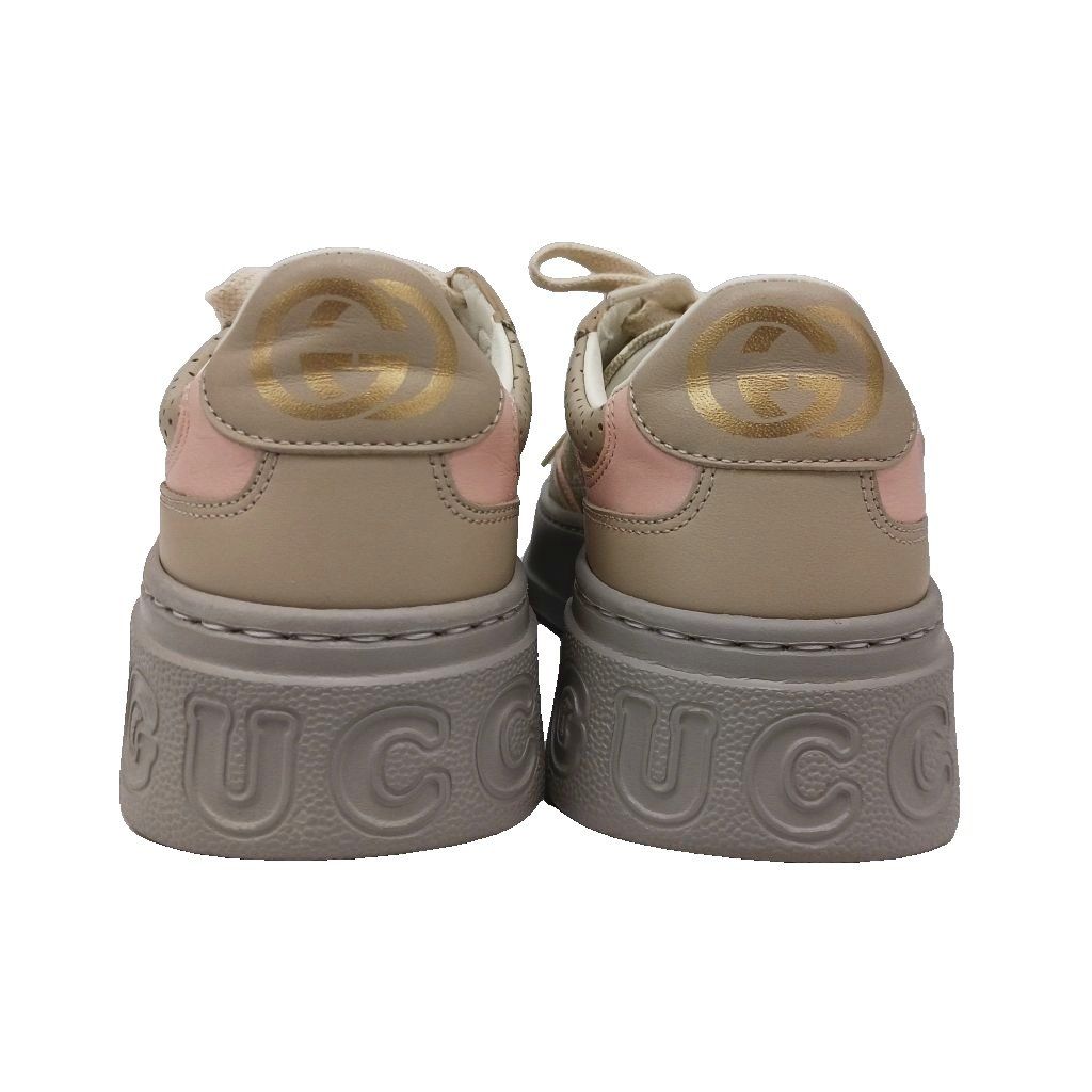 Gucci GG Supreme Sneakers Gray Pink — view 3