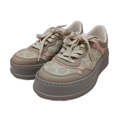 Gucci GG Supreme Sneakers Gray Pink — view 2