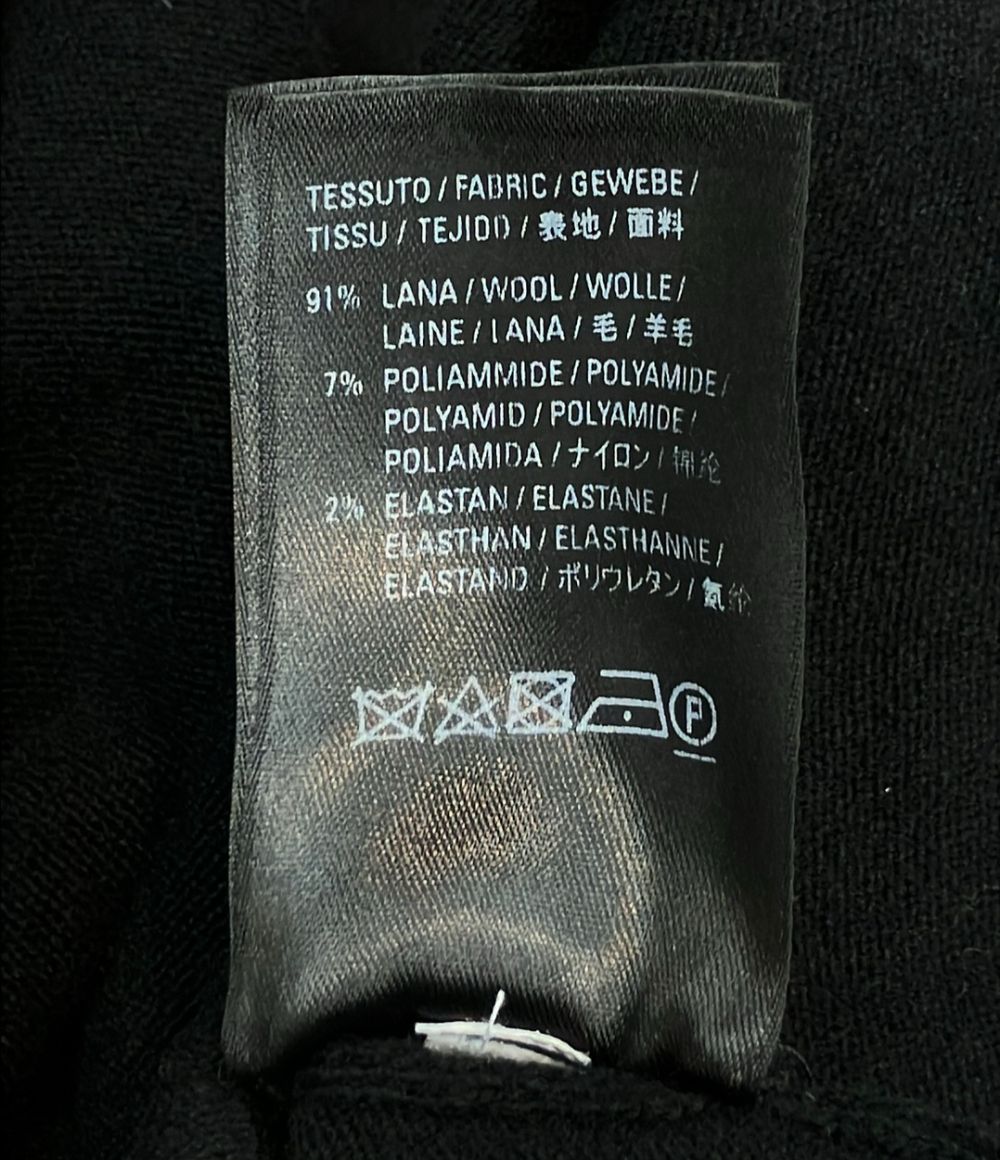 Balenciaga Long Sleeve V-neck Knit Dress — view 5