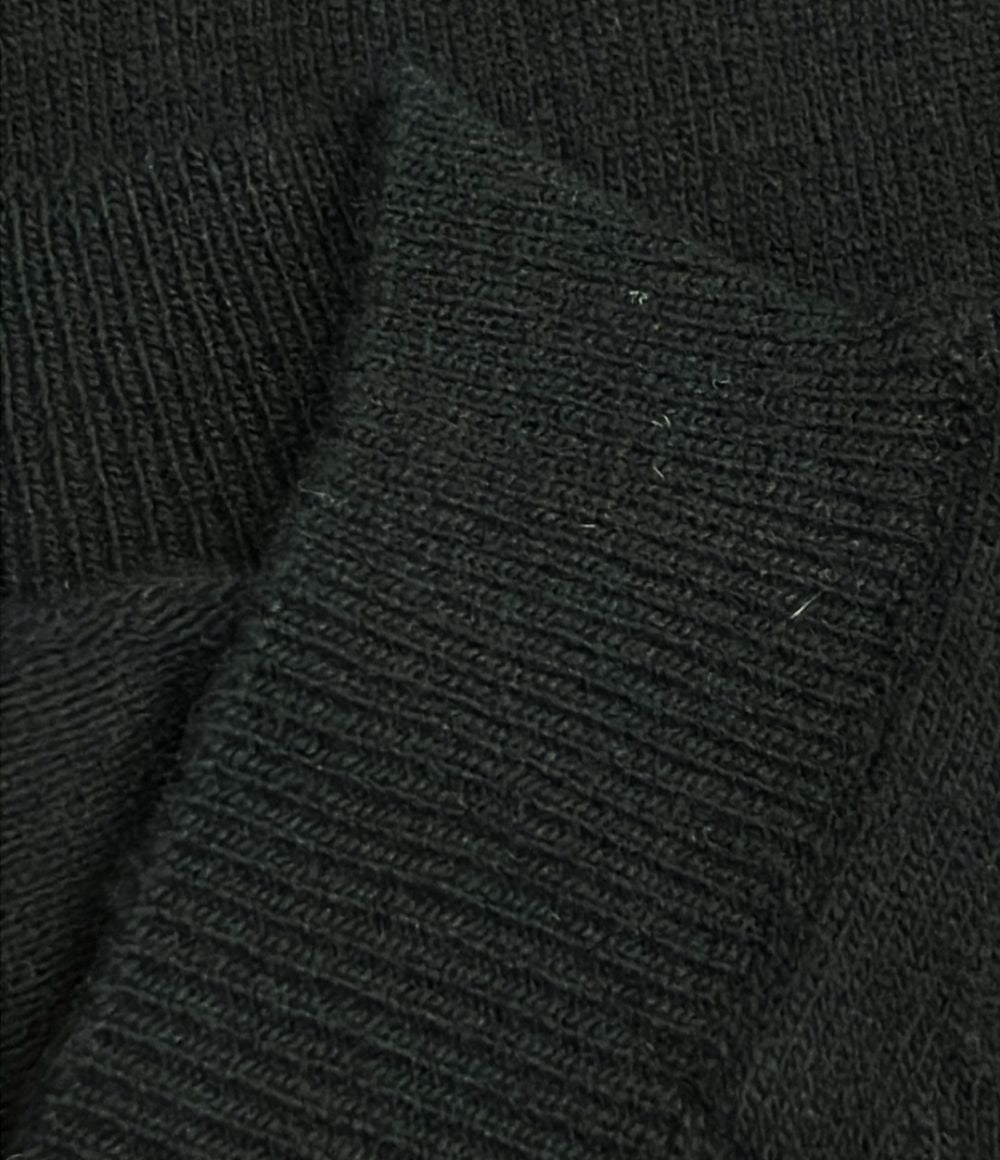 Balenciaga Long Sleeve V-neck Knit Dress — view 6