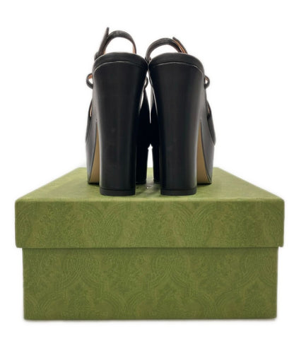 Gucci Horsebit Slingback Pumps Heels — view 3