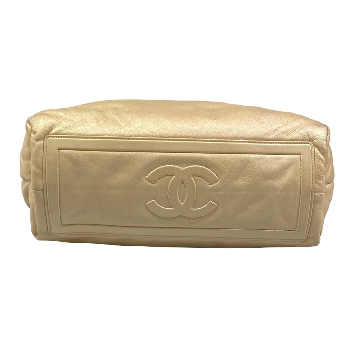 Chanel Shoulder Bag Coco Cocoon Beige Leather — view 5