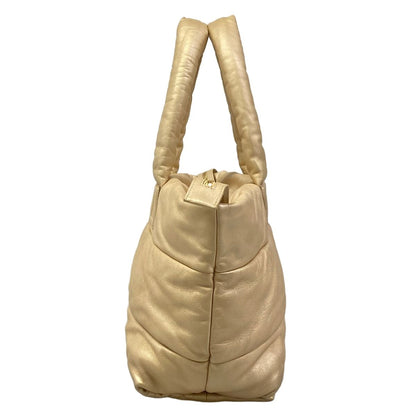 Chanel Shoulder Bag Coco Cocoon Beige Leather — view 4