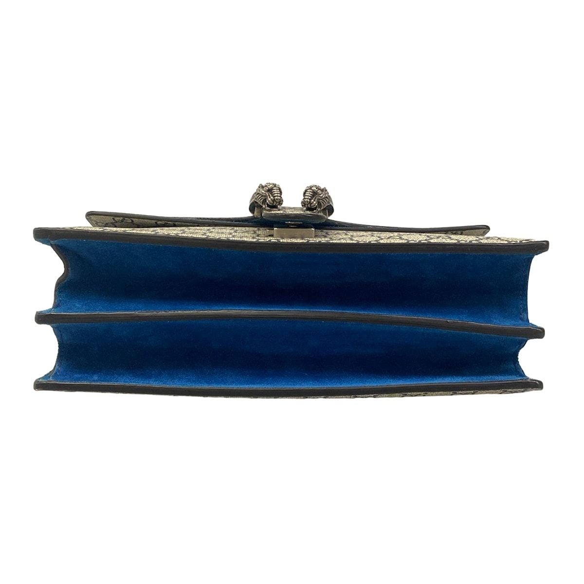 Gucci Shoulder Bag Blooms Dionysus Chain Navy Beige Multi — view 5